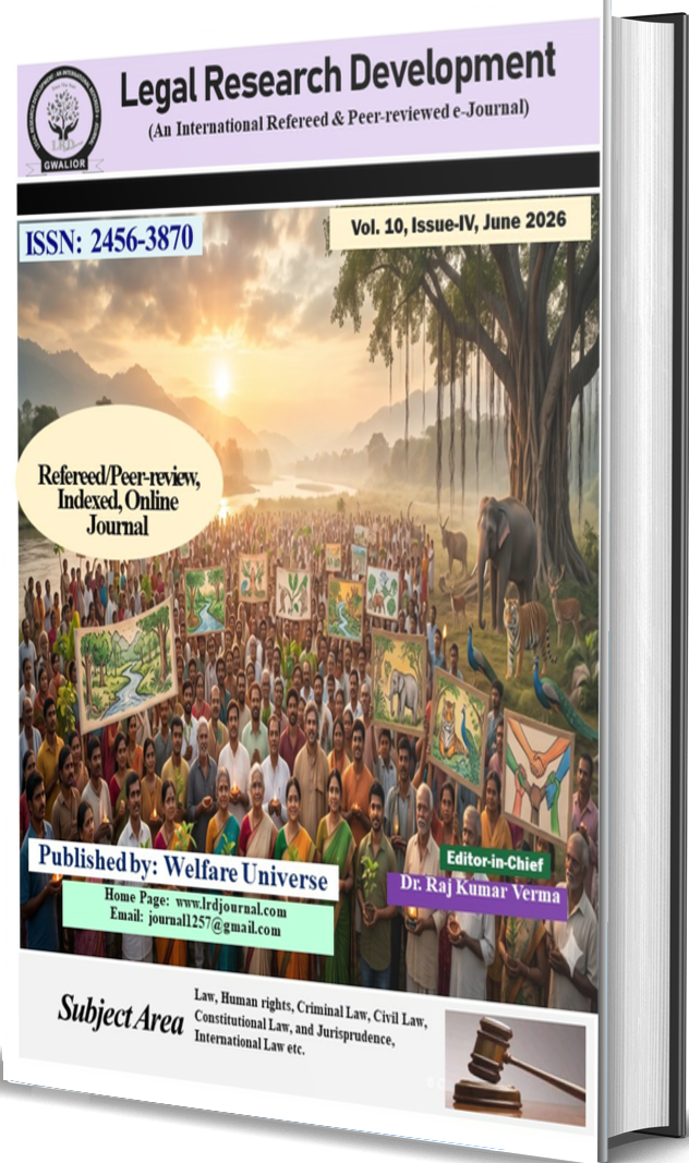 					View Vol. 10 No. IV (2026): June
				